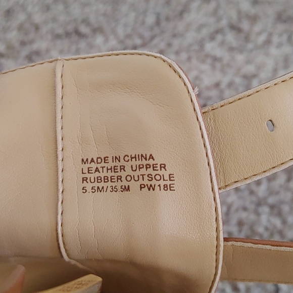 Michael Kors Leather Camel Peep Toe Bootie - Picture 6 of 7